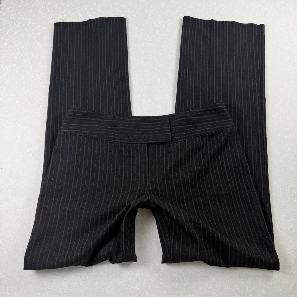 Vintage CAbi Low Rise Pinstripe Wide Leg Pants — Size 6